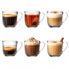 La Rochère Ouessant Kaffeglas med hank 27 cl – 6 stk.
