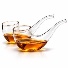 Vinology Pipe Sippers med træ står